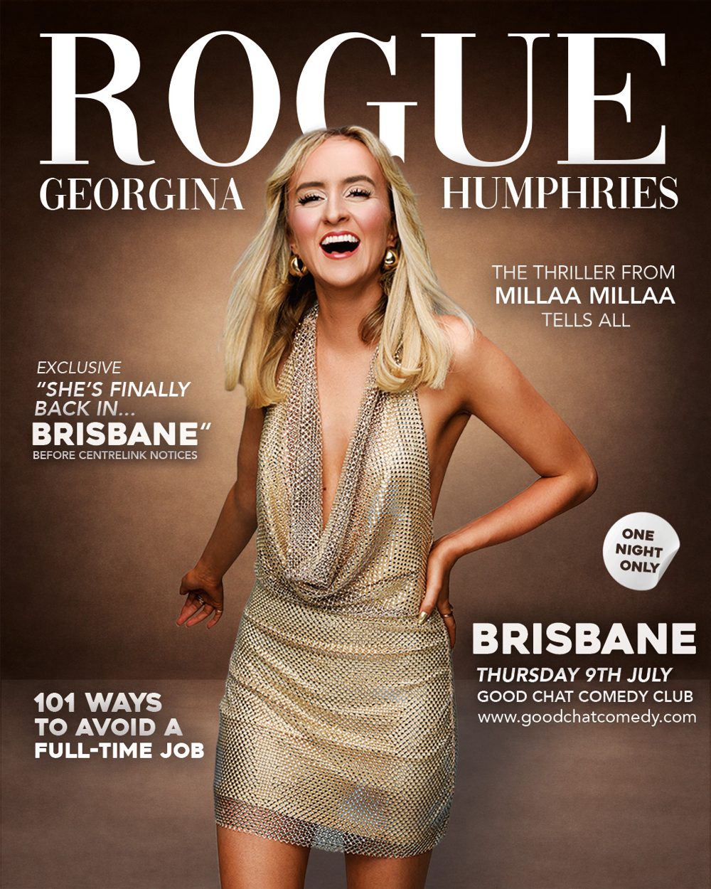 Rogue — a solo show by Georgina Humphries, Brisbane